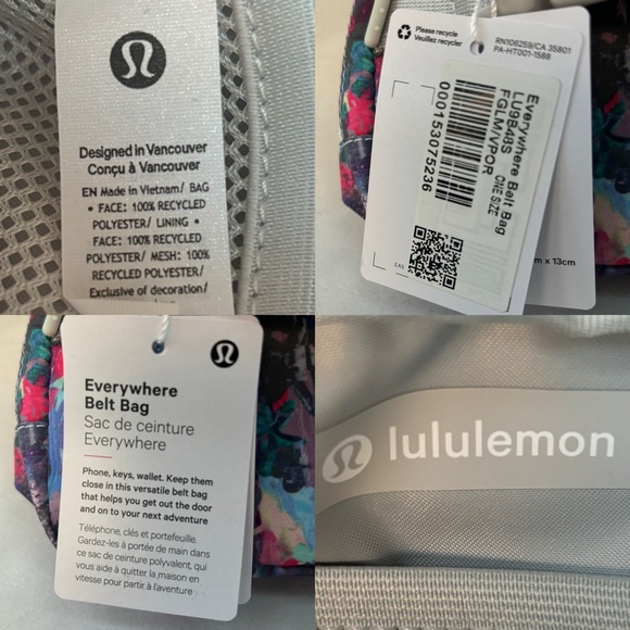 Everywhere Belt Bag with Long Strap 1L Flower Glide Multi/Vapor New - Picture 9 of 9